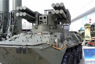 Модификацию ЗРК Сосна на колесном шасси впервые презентовали на Армии-2021